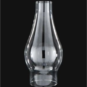 Tall clear chimney globe